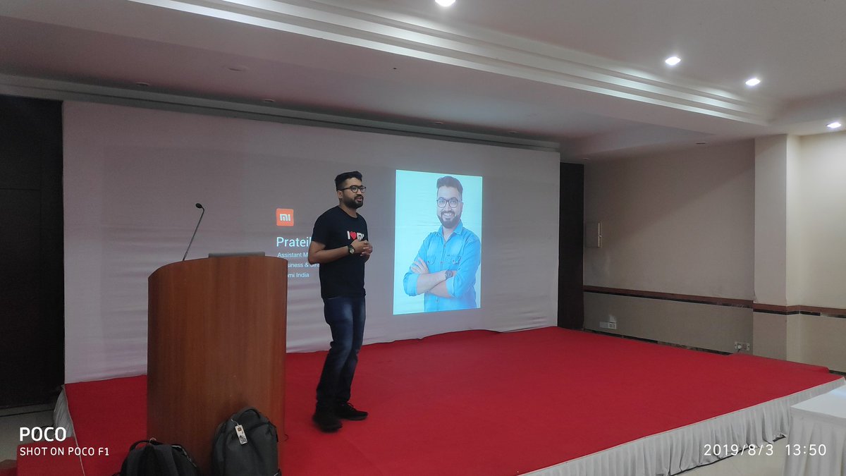 PrateikDas's tweet photo. Xiaomi differentiates by a culture of  innovative business problem solving .😊

Great talking about #Xiaomi at the launch of Mi Summit @NMIMSMumbai &amp; @JBIMS. 

Humbled &amp; thankful to our senior leaders  @manukumarjain &amp; @hawkeye for giving me this opportunity. 🙏

#MiSummit ❤️ https://t.co/FiwyucJXFs