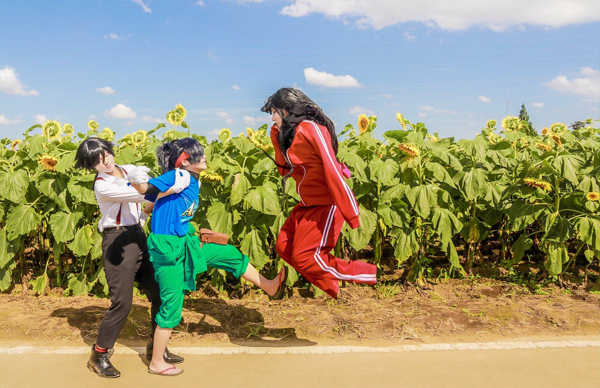 紫苑 チンアナゴ 動くな飯を食え Cos Fgo 喧嘩するほど仲がいい 岡田以蔵 紫苑 坂本龍馬 夏目凌 お竜さん 皐 Photo 乃ビーさん