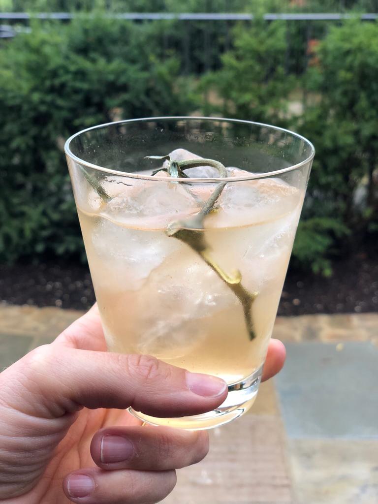 The “White Bloody Mary” is my go-to summer drink! Using consommé rather than tomato juice the calories are halved and it tastes just as delicious! 🍅🍹