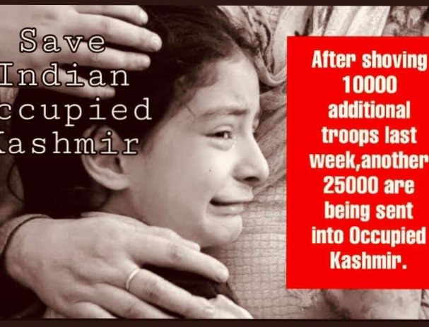 rasoolhakeem345's tweet photo. India should stop violating international laws and restrain from that brutal genocide of innocent Kashmiri. Its a shame of UN if it can't save humanity from jingoistic elements like India.
#KashmirTroopBoost
#StopKillingAtLOC
#KashmirUnderThreat https://t.co/aCMRsHiW8W