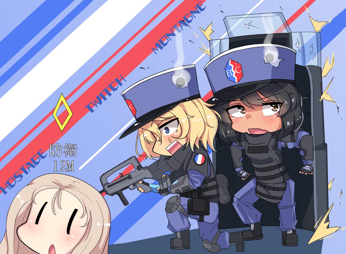 ガルパンr6s部 自由学園 Gign どーしてもマリー様は人質役になる けーしむ のイラスト