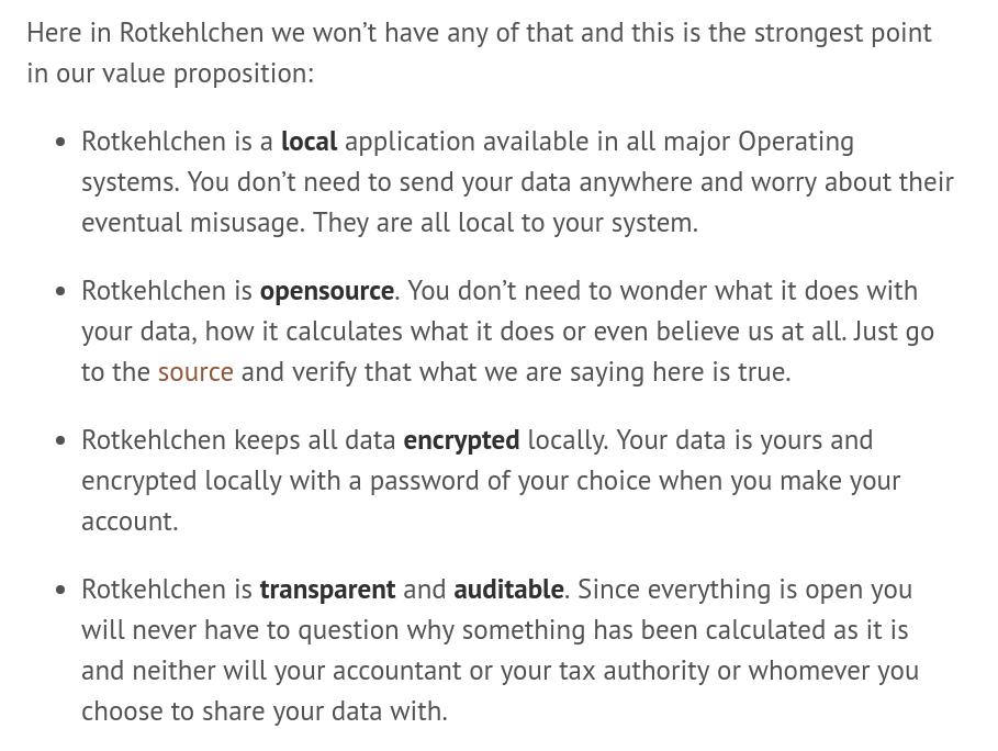 LefterisJP's tweet image. Read about the values that @rotkehlchen represents, the problem it solves, our vision for the future of accounting in the #cryptocurrency and #DeFi space and how you can be part of the solution by using Rotkehlchen and supporting us in our new blog post: blog.rotkehlchen.io/2019/08/03/rot…