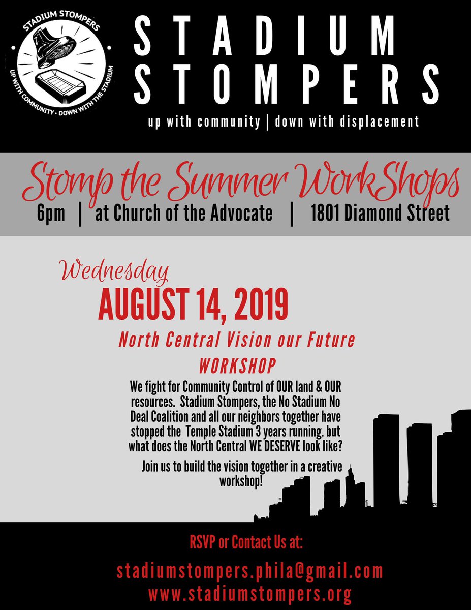 Come out Wed August 14th to do North Central Futures Visioning with us to map the community we need!