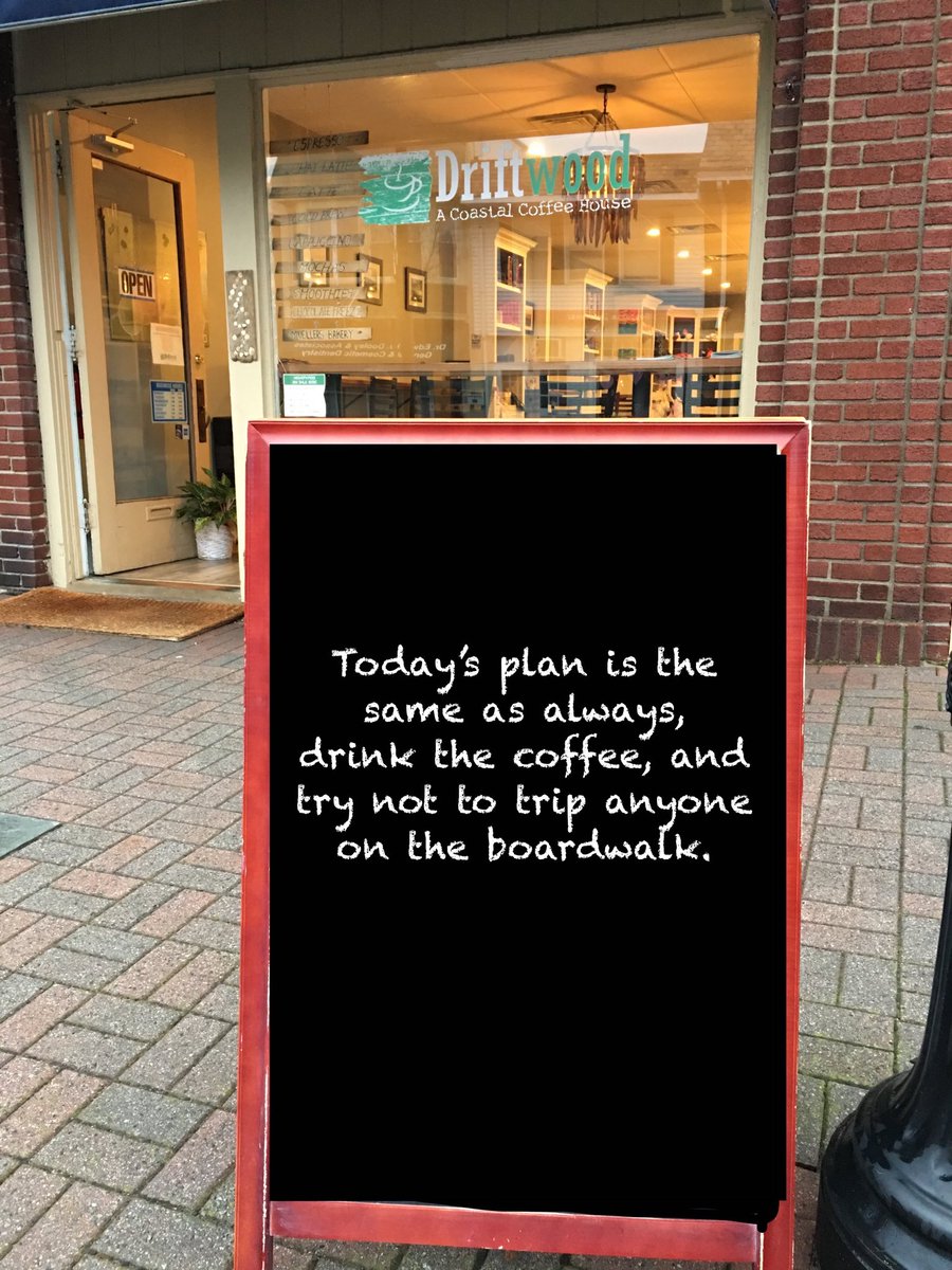 Driftwood1102's tweet photo. Wish me luck!
#DriftwoodCoffeeHouse #LoveSpringLake
#SpringLakeBeach
#VisitSpringLake
#SeaGirt #SeaGirtBeach
#Coffee #Espresso #ColdBrew #Coffeetime #CoffeeHouse #CoffeeFirst https://t.co/Cw41xyW2tE