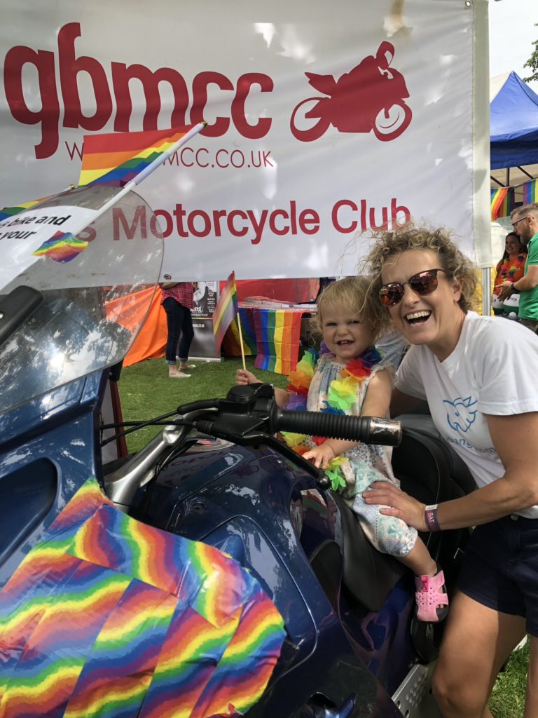 prideangel's tweet photo. #brightonPride ready first stop a sit on some very big bikes ! #gbmcc letโs get ready for the wildness of #Pride https://t.co/GF5jrxxsOd
