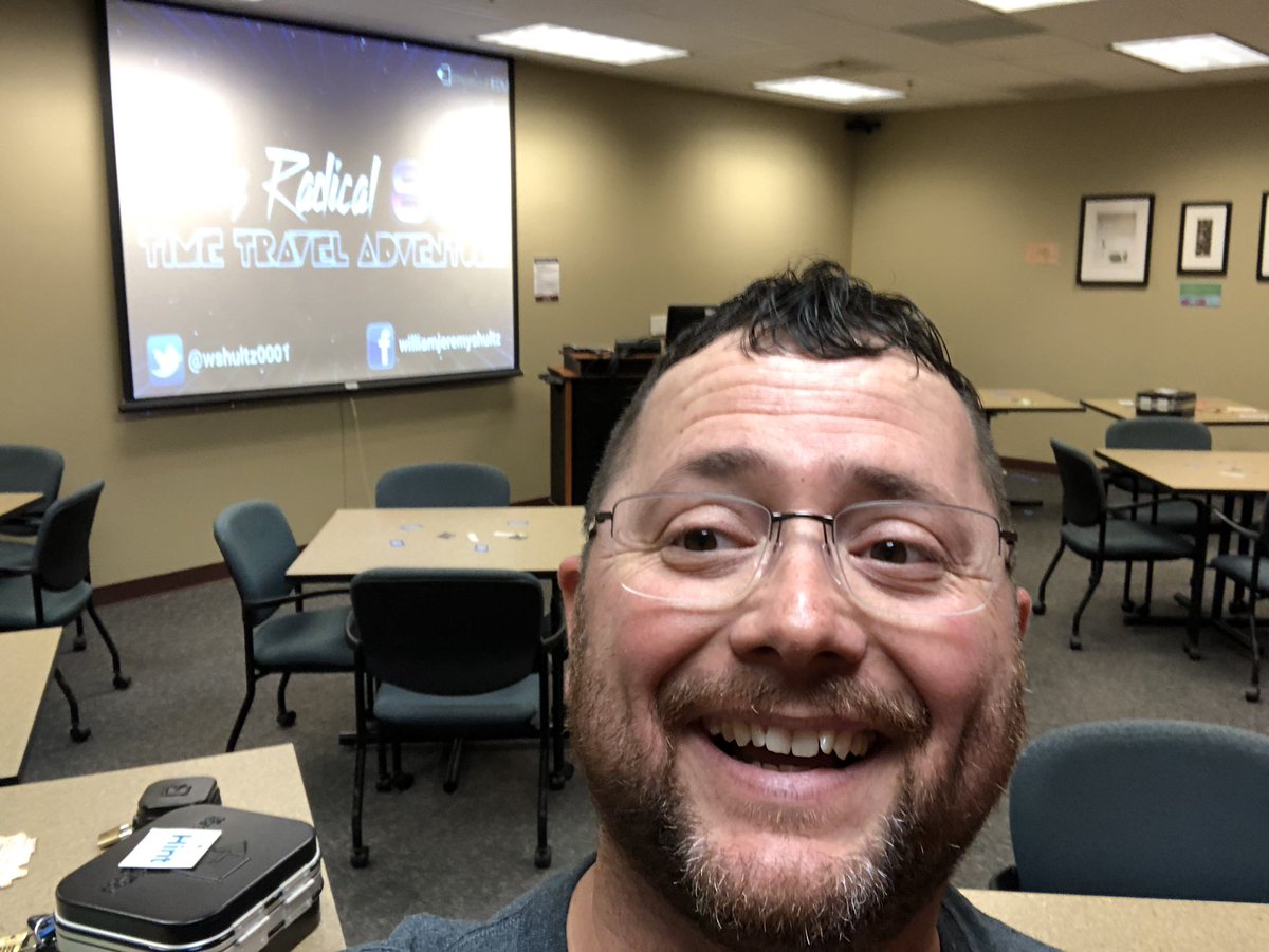 wshultz0001's tweet photo. EdCamp ISU is underway and I'm about to take some pre-service teachers BACK TO THE 80'S! #edcamp #IUS #totallyradical80's #breakoutedu https://t.co/UXQGdrORpj