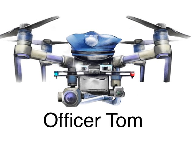 MacUnmanned's tweet photo. Introducing Officer Tom, the most advanced police drone, ready to help with search and rescues. Stay tuned for a big announcement from Macatawa Unmanned https://t.co/IEs6kcCOhB