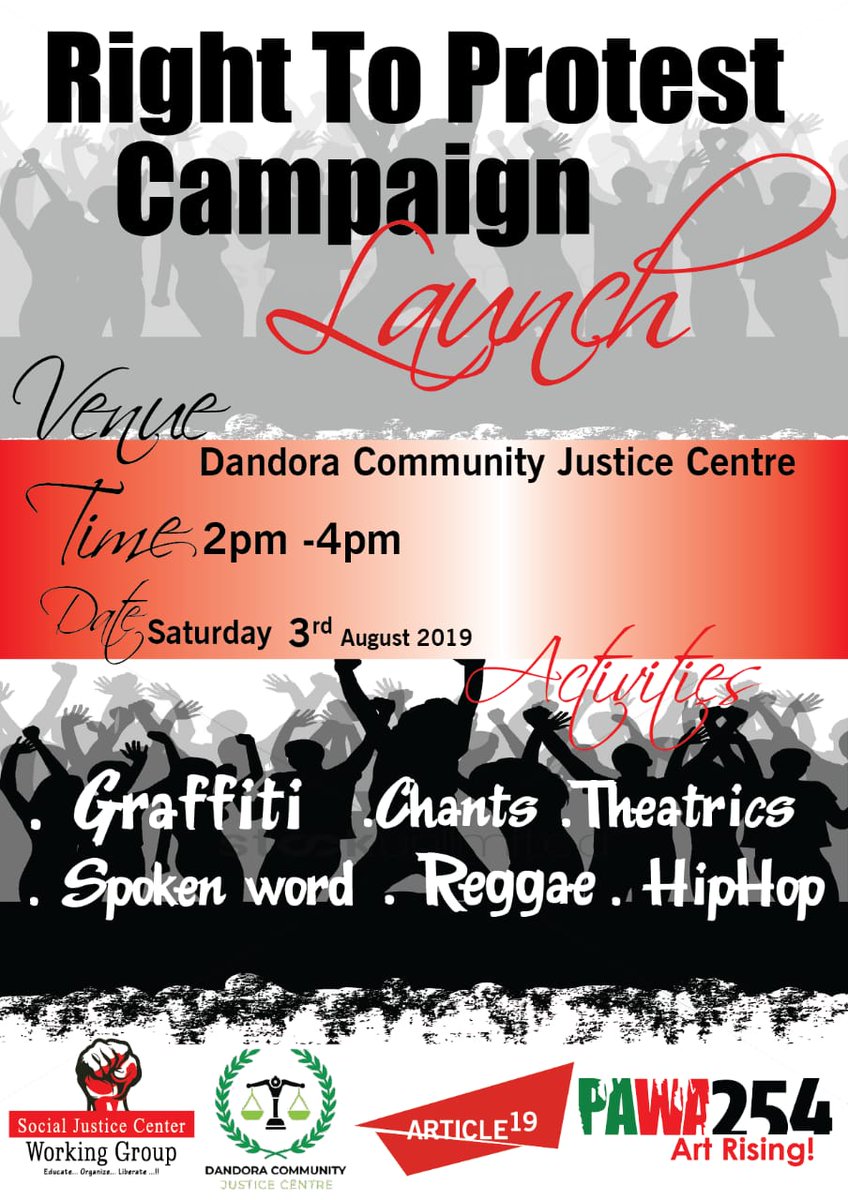 muthiorakariara's tweet photo. Where are you @EdwinSigey_ ? Tuko hapa Dandora for the launch of the " Right to Protest Campaign"
#FreeToProtest
#BeyondZeroCorruption
#RedVestsMovement https://t.co/mxhtszxXjY