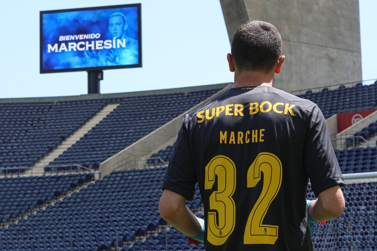 Feliz y emocionado por esta oportunidad! Voy a dejarlo todo por estos colores! Gracias por el recibimiento y tanto cariño! 3️⃣2️⃣ 🐉⚪️🔵 #BemVindoMarchesin #FCPorto