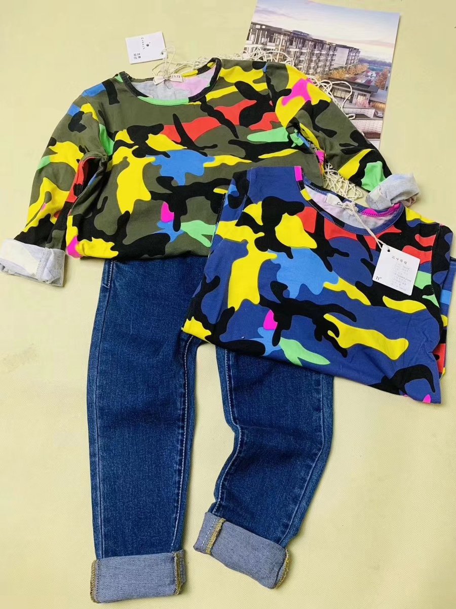 kids long sleeve clothes  200 pcs good price on sale