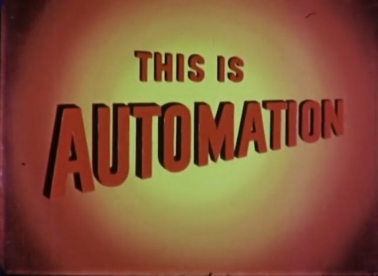 AutomationIs's tweet photo. Found an excellent @generalelectric archival video called This is Automation on YouTube. I kind of like their title design better than the #podcast cover art. 😂

#automation #generalelectric #oldies #future #factory #podcastlife #PodcastRecommendations 

https://t.co/81rXicMcdw https://t.co/Q7zW8Vtcso