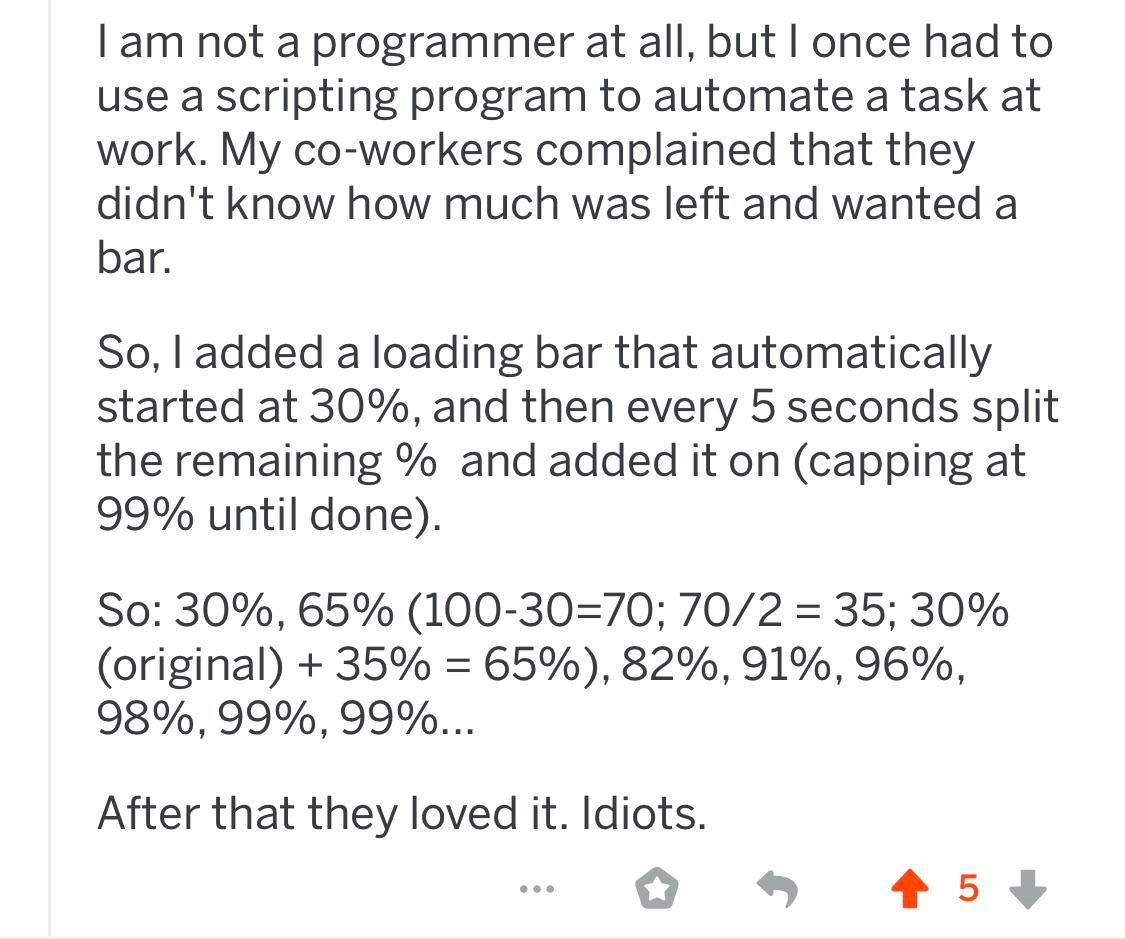 coding_infinite's tweet image. On a post about loading bar
#AndroidDevApp #androiddev #coding #codingtweet #programmer #programming #Web30 #JS100 #AngularConnect #javascript30 #javascript #DEVcommunity #Article370 #SaturdayThoughts