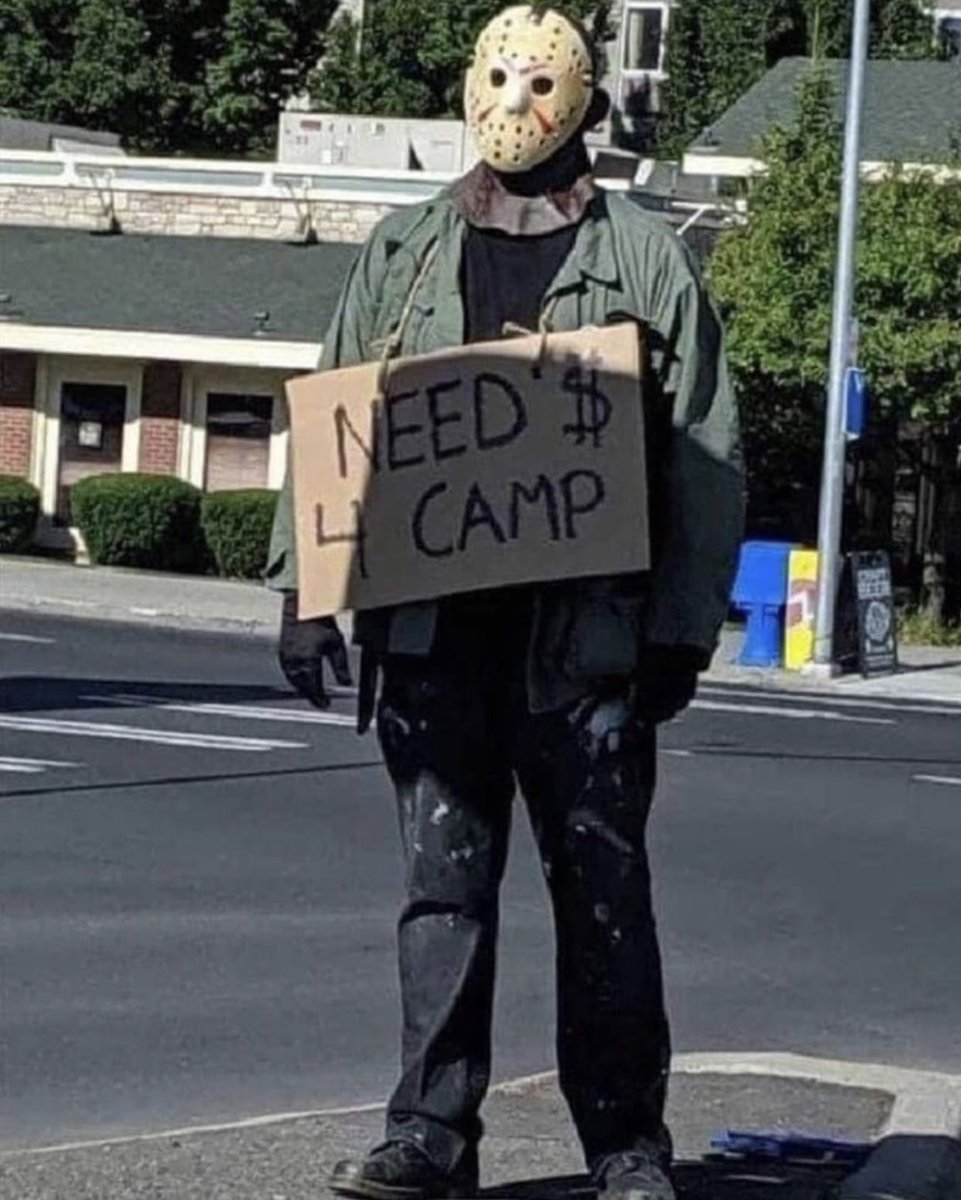 WhatsgoingonRI's tweet image. This panhandler on RT 2 is no joke. Would you give him money? #Fridaythe13 #Jason #panhandler #Warwick
