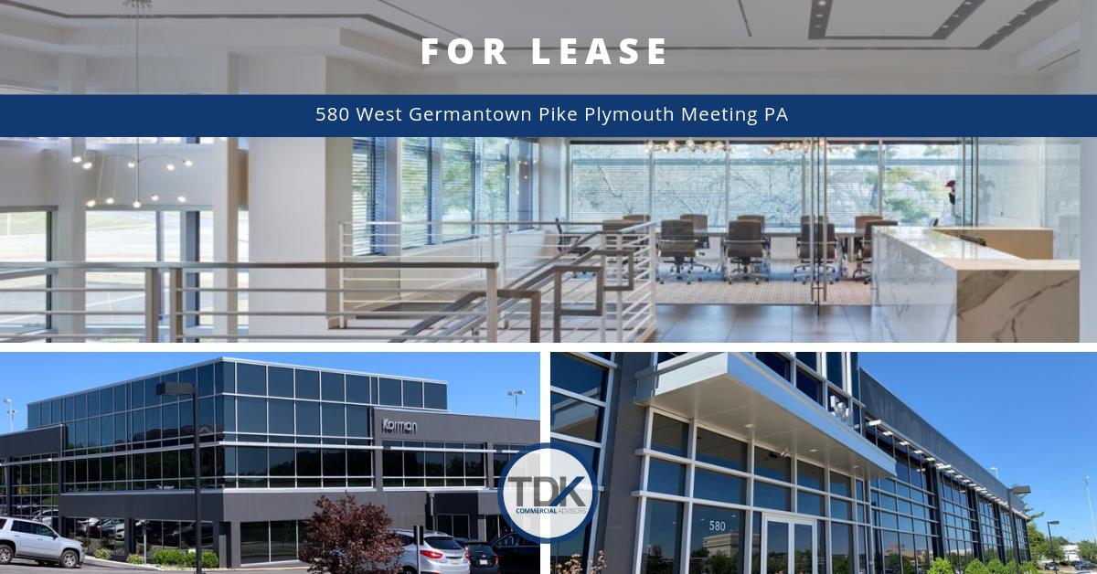 TDKCA2's tweet photo. TDKCA is your Commercial Real Estate Resource
#NewListing: 580 West Germantown Pike #PlymouthMeeting is newly renovated to a Class A building. Easy access to I-476, I-276, & I-76. Owner occupied building.
#tdkca #commercialrealestate #philly #philadelphia https://t.co/OlghpdKPAz