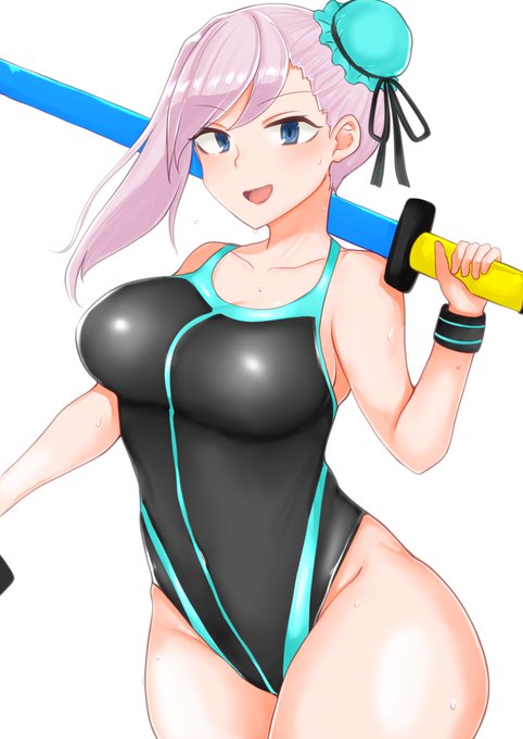 武蔵ちゃんが水着になってて嬉しくて描いちゃった!!!!!!!!!!!!
スポチャン持ってるのかなこれ…そしたら嬉しいな…😭✨✨✨ 