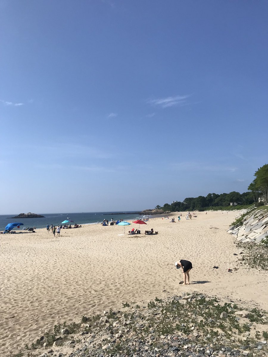 LaughingGullSB's tweet photo. Lovely Saturday beach day!  A sandwich wrap and @atomicoffeeroasters  cold brew await you!  Low tide: 7:45pm. High temps to 80°.  #beach #summer #ocean https://t.co/zyCjb8NHS0