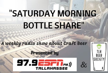 If you missed the show at 9:30 a.m. this morning, you can stream it any time at ESPNTallahassee.com/TLHBeer, Episode #52.

Thanks to everyone for all the support of the #1 craft beer radio show in Tallahassee ... brought to you by <a href="/TallyMacShack/">The TallyMacShack</a> &amp; all our great sponsors, of course!