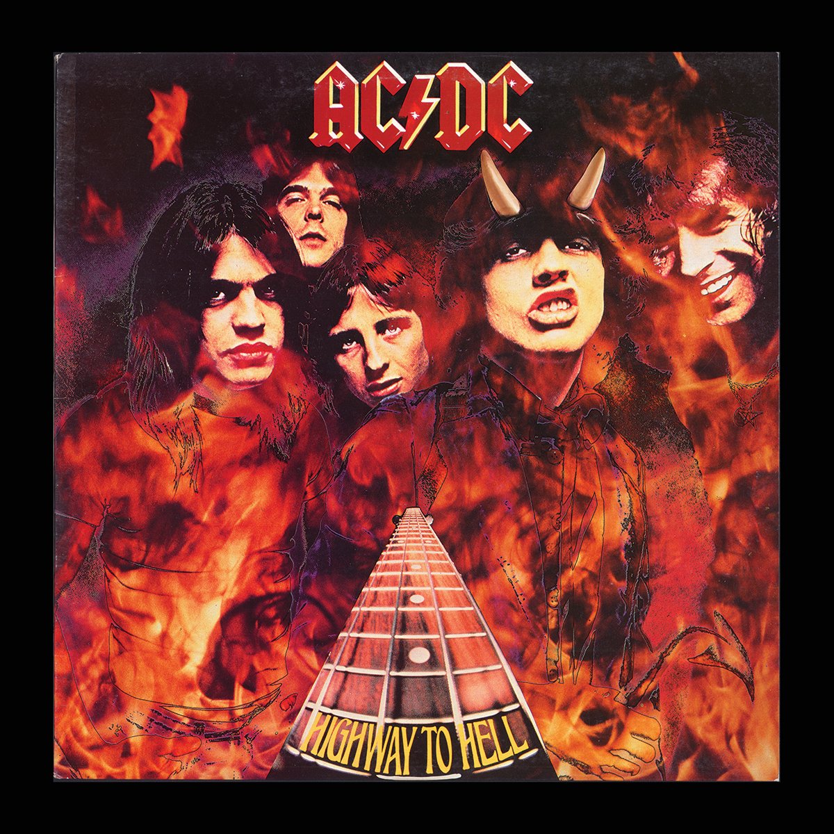 The original 'Highway To Hell' cover was "shot down in flame...