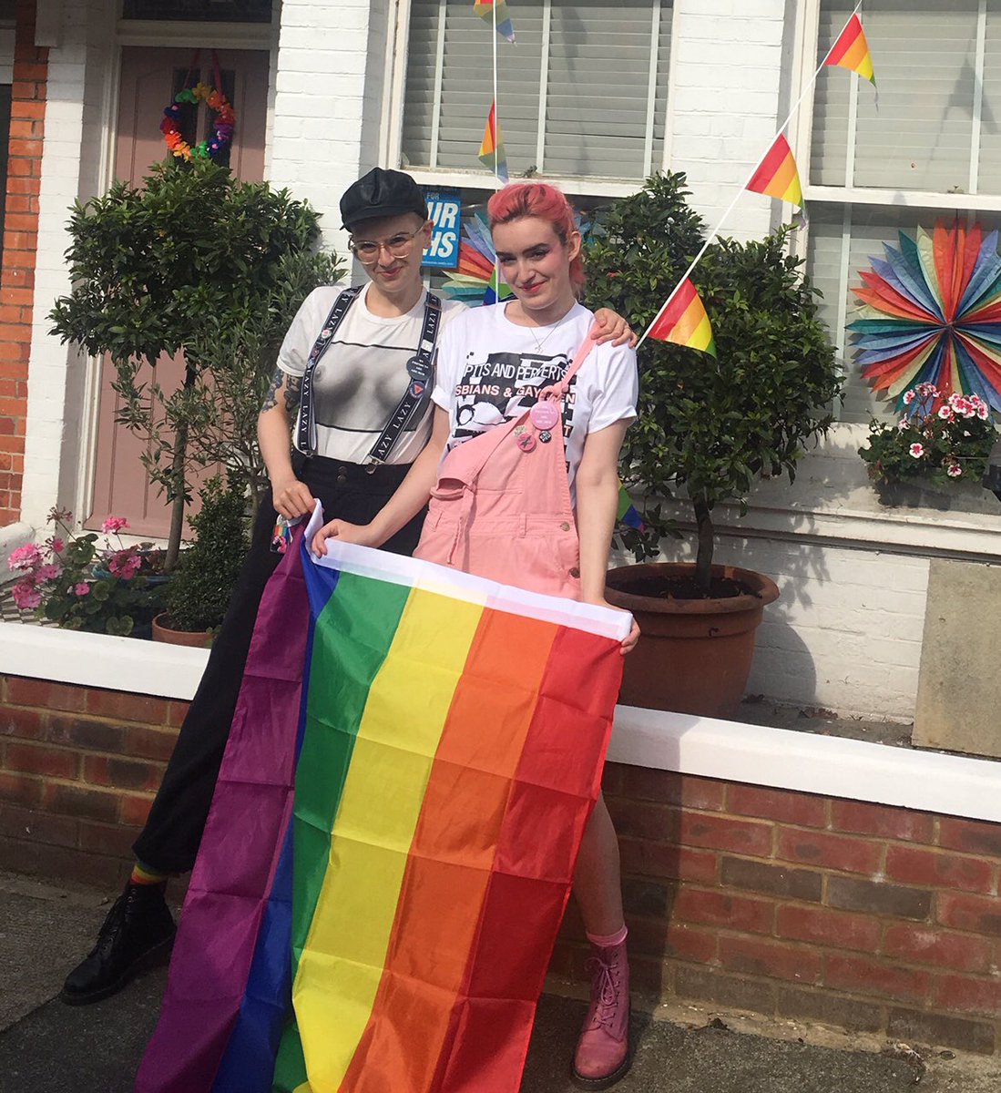 EleanorMedhurst's tweet photo. REBEL DYKES AT PRIDE with @BrightonMuseums https://t.co/TVJwyeG6TV