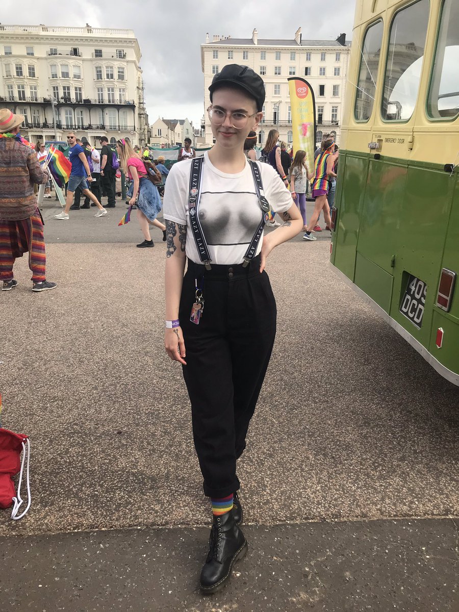 EleanorMedhurst's tweet photo. REBEL DYKES AT PRIDE with @BrightonMuseums https://t.co/TVJwyeG6TV