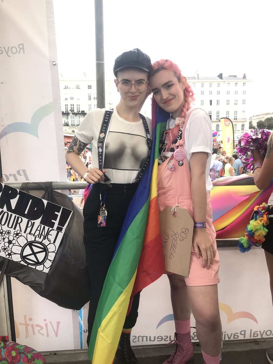 EleanorMedhurst's tweet photo. REBEL DYKES AT PRIDE with @BrightonMuseums https://t.co/TVJwyeG6TV
