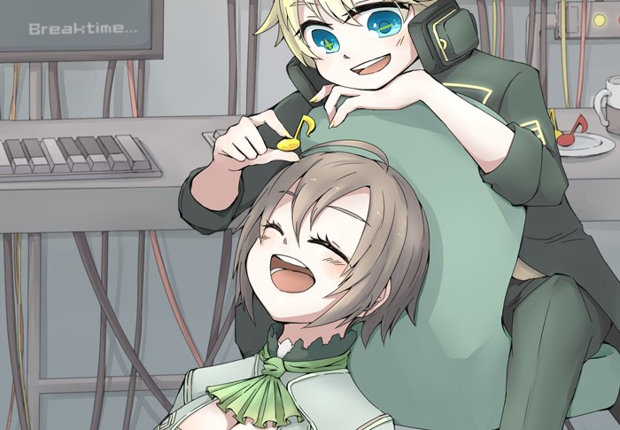 lenmeiko's tweet photo. こんばんは！参加絵師様の作品紹介第三弾です。本日は一枚目から順に
Yen-Mi様（@yen_mi1）、
【】様（@sakine_1105）、
みそ様（@miso23so）、
ぺーちろ様（PixivID=23114581）の作品です！
続けてツイートしますので、是非ご覧ください♪ #レンメイアンソロ https://t.co/Dp0EZ6FUWc