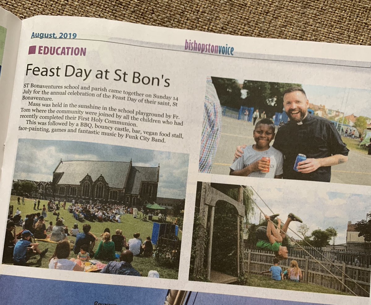 stbonsbristol's tweet photo. Double feature in Bishopston Voice this month! @StBonsPrimary https://t.co/lUinzHRlDf