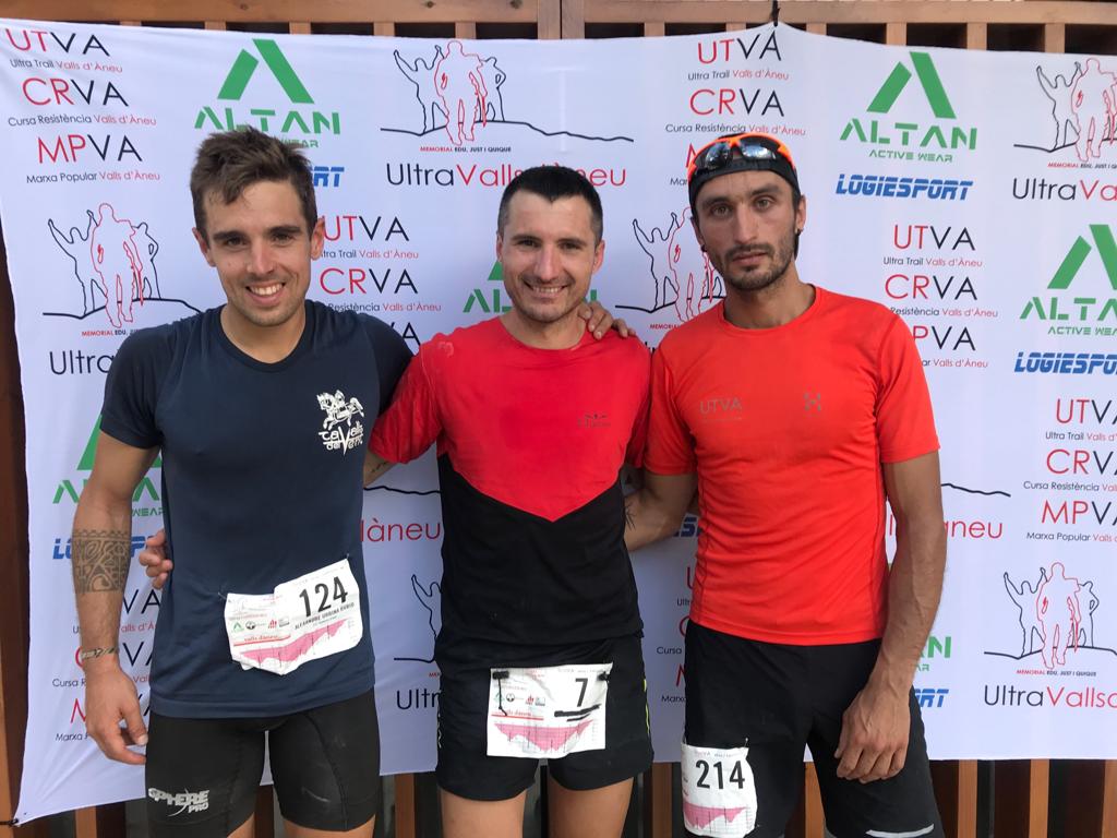 Primers classificats de la Trail Valls d'Àneu:
🏃‍♀️🥇Aida Pérez(CA Dianium Balearia)
🏃‍♀️🥈Marta Serret(CU Esports obligats i soferts)
🏃‍♀️🥉Verónica Zaragoza(Ultratarats)
🏃‍♂️🥇Raúl Butaci (CE Pedala Cat Balaguer)
🏃‍♂️🥈Jesús Pau Vázquez(CE Valls d'Àneu)
🏃‍♂️🥉Alexandre Urbina(CE Sanloria)