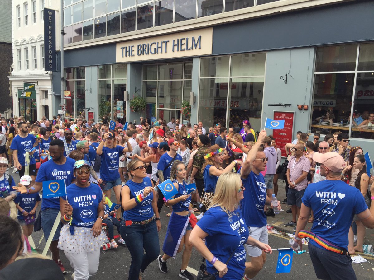 GerardHarkin's tweet photo. With HQ in Burgess Hill, great to see @RocheDiaUK #RochePride #RocheOPEN #BrightonPride #BrightonPride2019 https://t.co/MKCFfj4tmA