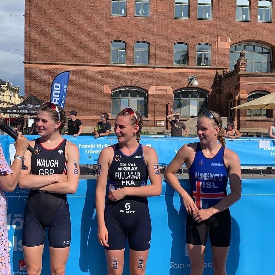 LeedsTriCentre's tweet photo. 🏆for @JessFullagar and🥈for @KateWaugh1 at Malmö ETU Sprint Triathlon European Cup 🇸🇪

#PoweredBy4iiii https://t.co/ZDREiSmHFx