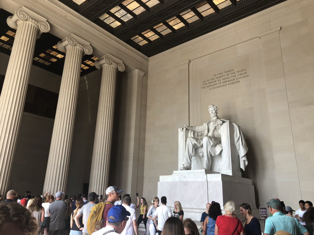 WSJunit56's tweet image. Our patrol is in awe of the magnitude of the Lincoln Memorial! Absolutely amazing to see it!