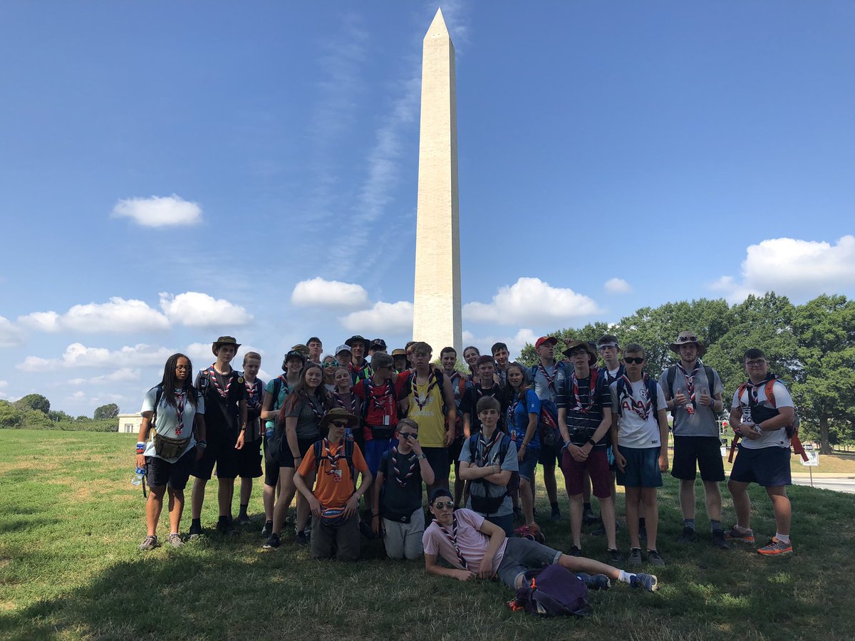 The Attenbears have made it to DC #UK24WSJ #leicsWSJ2019 #ScoutJamboree #theattenbears @leicsunit3WSJ