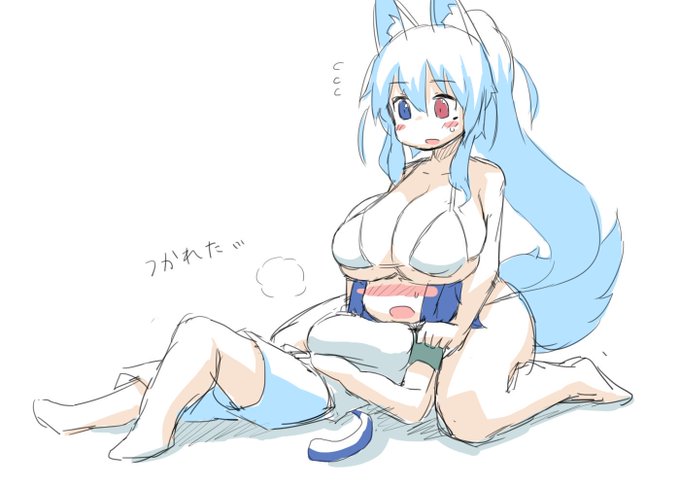 シアさん(@Mikono_suzu18)ちょっとおっぱい貸して… 