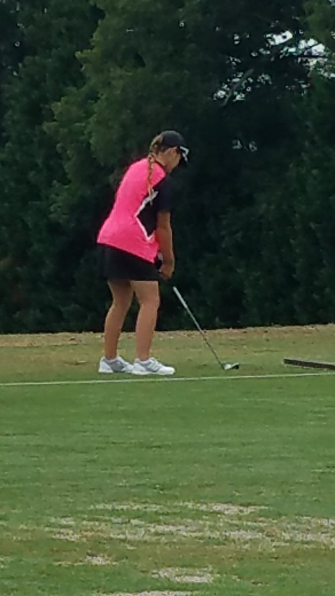 Catherine getting ready for the PKB Tournament @ Bermuda Run!