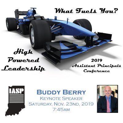 Be there as <a href="/BuddyBerry/">Buddy Berry</a> keynotes the <a href="/INPrincipals/">IASP</a> AP Conference on November 23rd at 7:45am! Register: iasp.org/iaspAP19 #iaspAP19