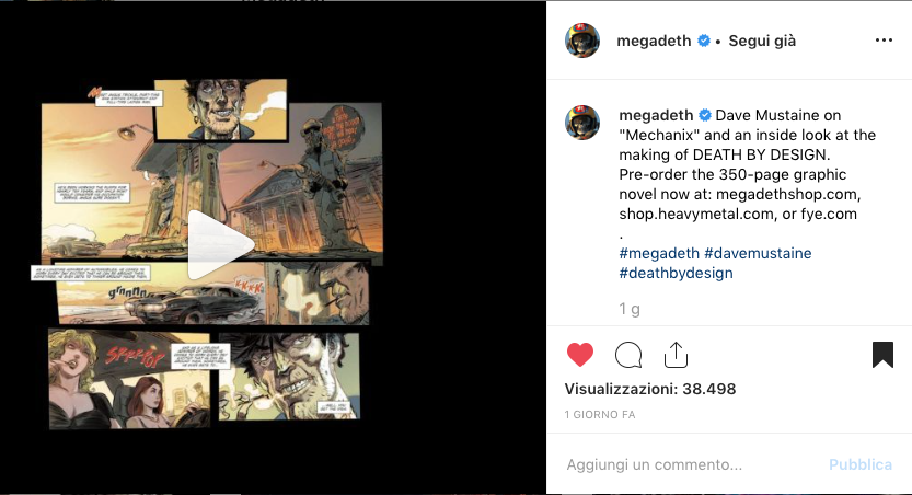 DanieleAfferni's tweet photo. @DaveMustaine himself (!!) with my drawings for Megadeth #deathbydesign The Mechanix. Who woulda known?? Big tnks to @Ben_Meares Writer, @rgllarena SeniorEditor at @HeavyMetalInk ,Jaime Martínez Letterer
Plus a cosmic tnks to Dave & @Megadeth #comicdaf
https://t.co/SQ9TzehdWe https://t.co/GMv2sgZk5m