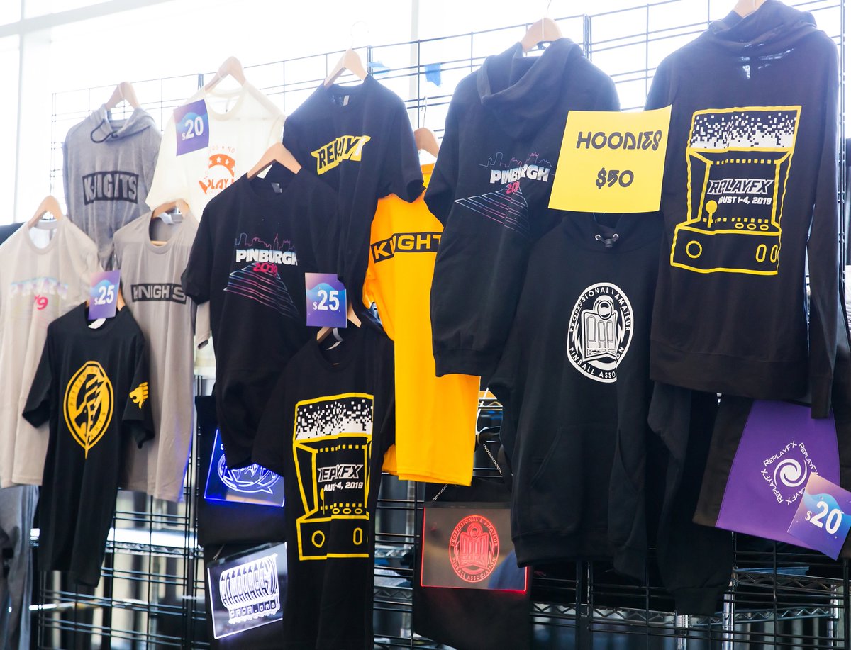 KnightsGG's tweet photo. Official @ReplayFX merch is being sold right next to check-in! Get it while you can! 🕹️✌️🧢

(Psssst, those cool #PKHats are quickly disappearing too! Hurry before they're gone! 🦁 ) https://t.co/AVcqHpfBHw