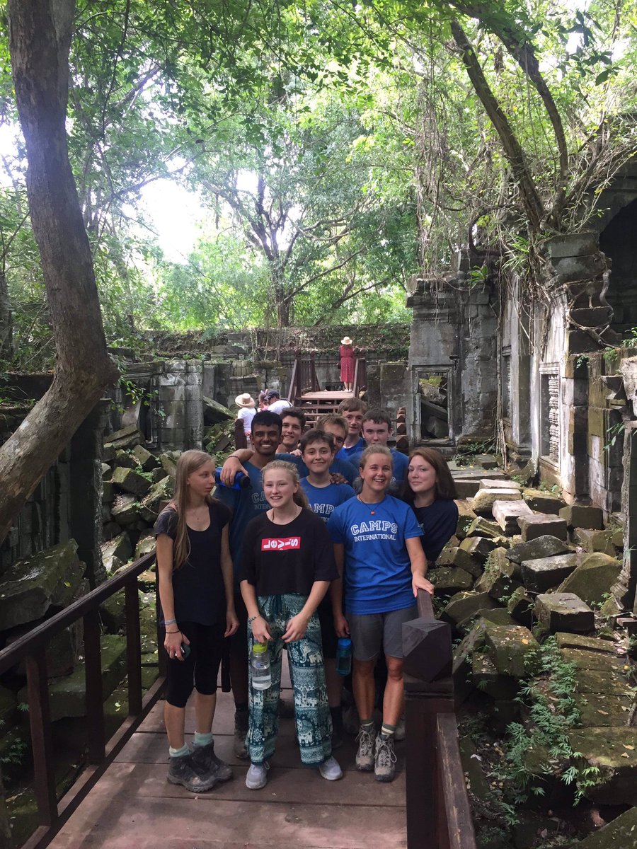 CampCambodia's tweet photo. Explored the ruined temple Beng Mealea near camp #teamtonsay #CampCambodia #DoSomethingAmazing @CampsInt https://t.co/hCGACUwgQY