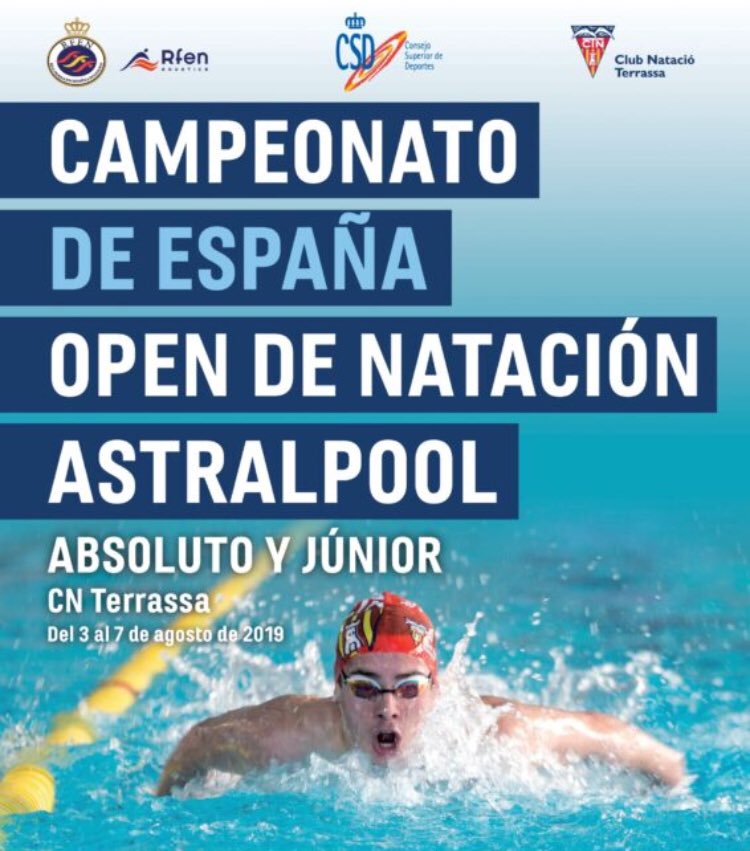 #CESPAÑAJUNIORABSOLUT
Donem inici als Campionats d’Espanya Junior Open Abs. Avui s’estrena l’Adrian Santos als 50 esquena absolut. La resta d’equip son: Pau Lana, Alex Verdejo i Victor Cabrera. Molta força per als campionats!!
#ForçaCNSB💪🏊‍♂️