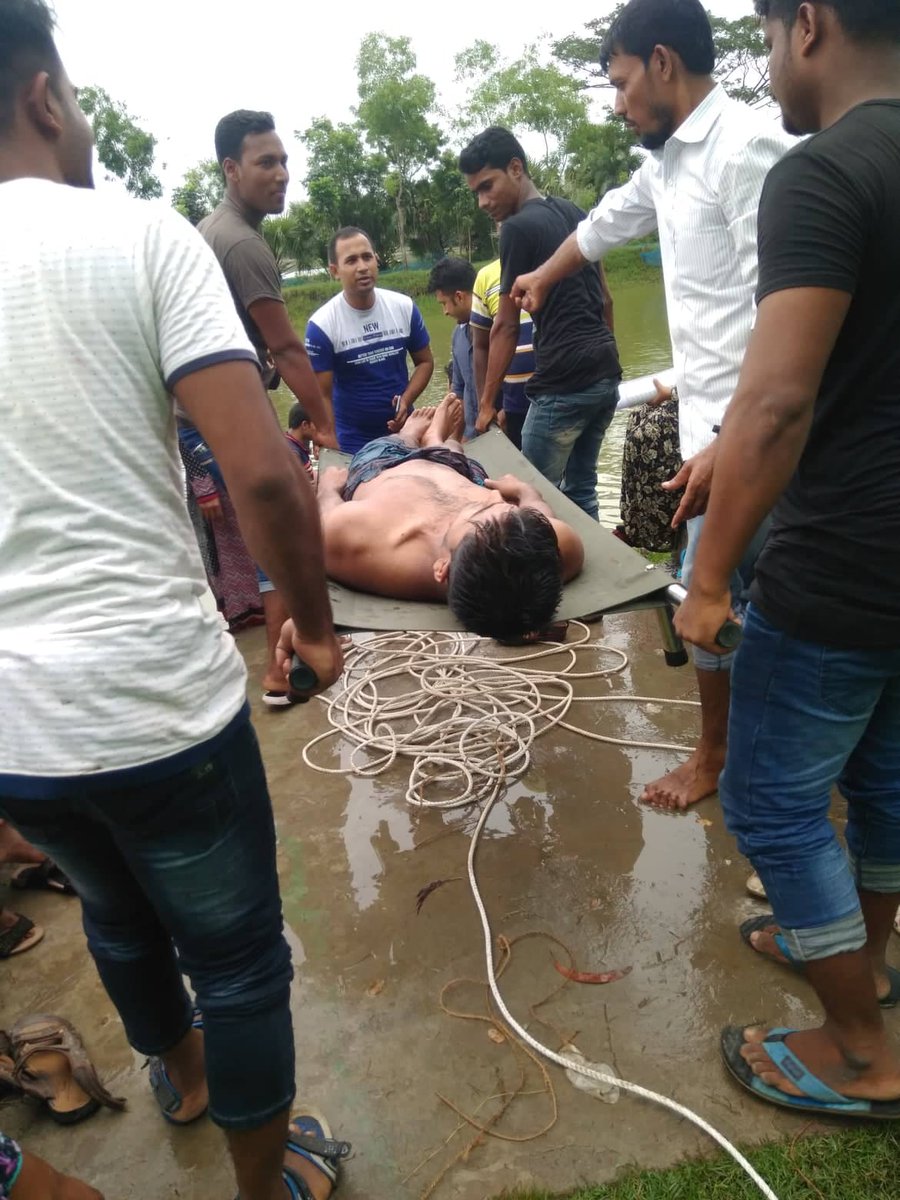 ShushilanBD's tweet photo. Search, Rescue and First Aid Training practical session of Nobo Jatra project, DRR component under Kaliganj Upazila https://t.co/in1gFDz6Ab