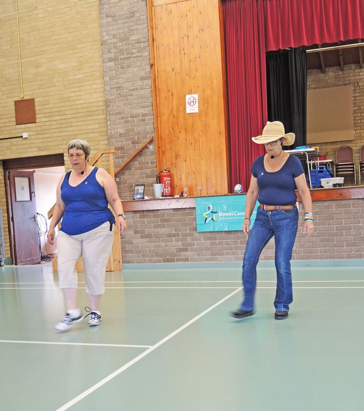 bowelcanceruk's tweet photo. A huge thanks to Sue Palfrey, who took part in a line dance and raised a wonderful £635. Thank you so much for your incredible support! https://t.co/lsq8SICN74