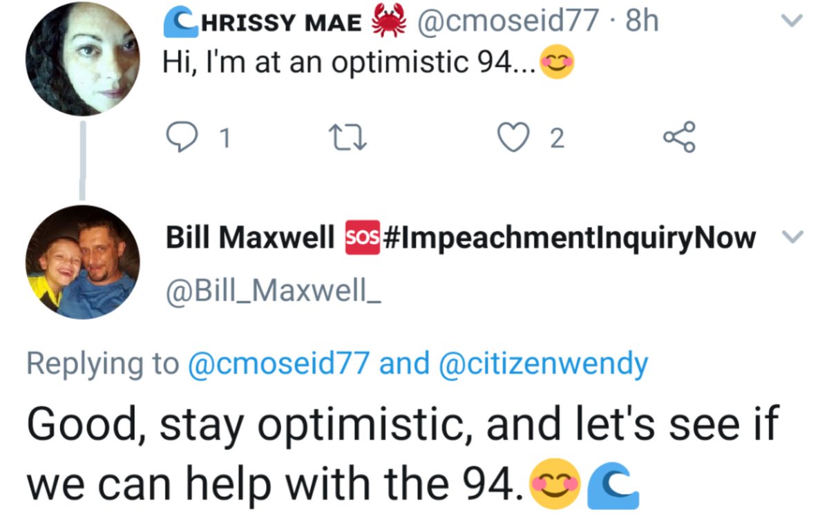 Bill_Maxwell_'s tweet photo. This is Chrissy Mae, currently at 109 followers.
Please help me help her and give @cmoseid77 a follow and pass it on.
Thanks 🌊🙏
#Resist https://t.co/AwJrRNTX3b
