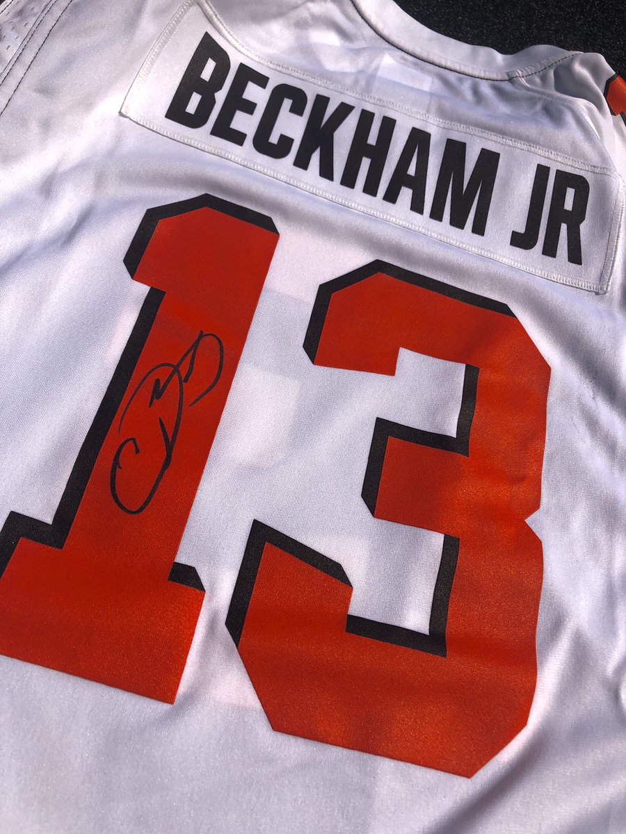 🏈 Retweet and give us a follow to win a signed @obj replica jersey 🏈 Coming to the Orange and Brown Scrimmage? Adult Replica Jerseys will also be on sale for $83 today at the Pro Shop at @FEStadium. Cannot be combined with any other discount. Exclusions apply.