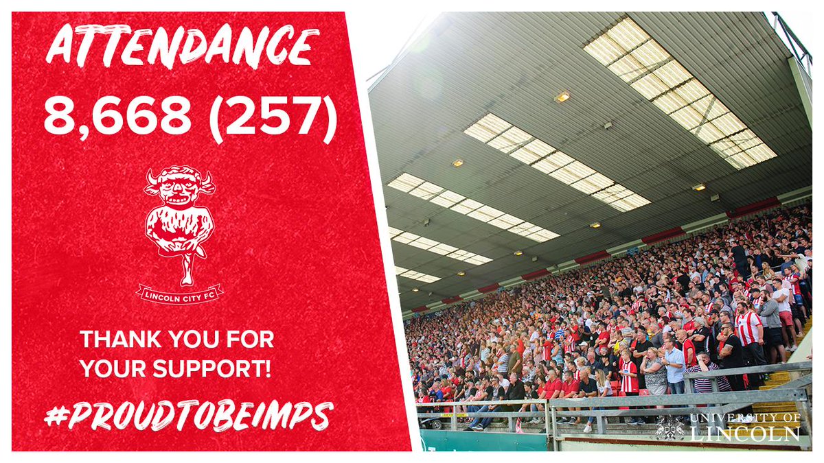 LincolnCity_FC's tweet photo. Our highest opening home day attendance under Danny and Nicky Cowley! 👏

#ImpsAsOne https://t.co/VUZEb0XOUY