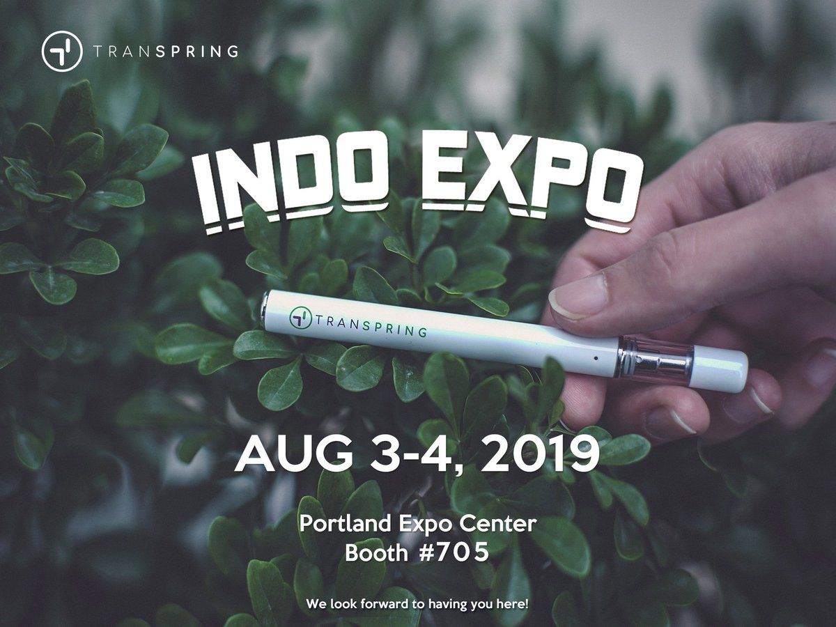 TranspringHQ's tweet photo. The INDOEXPO is coming up August 3-4. Canโ t wait for the #indoexpo. Who will be at Indo Expo? ๐๐
#cannabisindustry #indoexpo #Portland #vaporizer #vapepen #vapebattery #vapepens #minipod #minibattery #oilpens #thcoilpens #cbdoilpens #vapecarts #extract #vape #vapepen https://t.co/xGT1DgftDN
