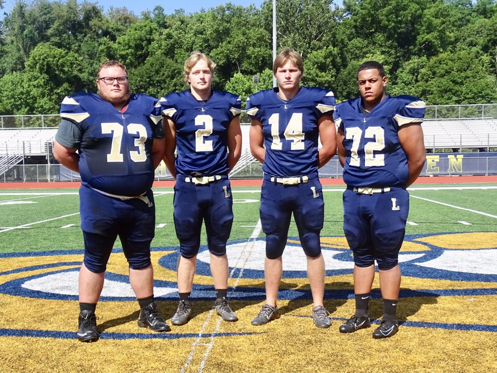 twil2323's tweet photo. Congrats to Lancaster football captains: Dalton Golden, Owen Snyder, Curtis Young and Devon Pearson. #eghss https://t.co/7KaFvrVht2