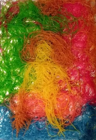 KristysTweety's tweet photo. Why send nudes when you can #SendNoods?
Here's my abstract recreation of Jean-Léon Gérôme's "Truth Coming Out Of Her Well," made of food-dyed noodles. #GISH #gish2019 https://t.co/CSONAGYFYG