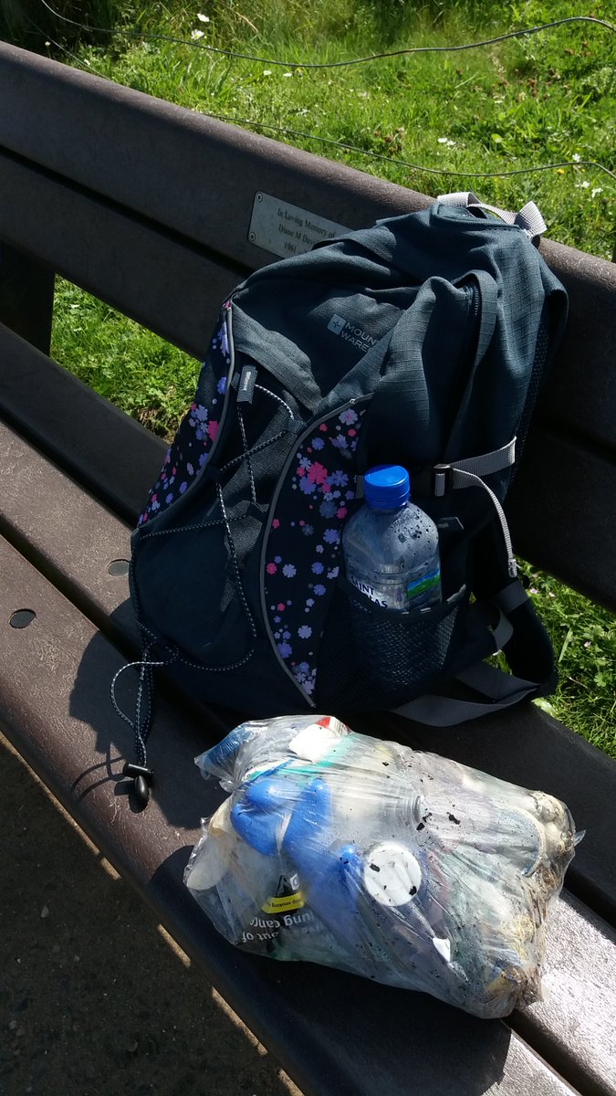 udemsar's tweet photo. Planet Plastic: a ten minutes spontaneous pick-up on the remote Rock and Spindle beach generated this much mini plastic. 🤤 Lots of large items still there, an ice tray for fish, broken lobster crates, coils of plastic rope. #WalkFife #FifeCoastalPath #PlanetPlastic https://t.co/RdewAlagru