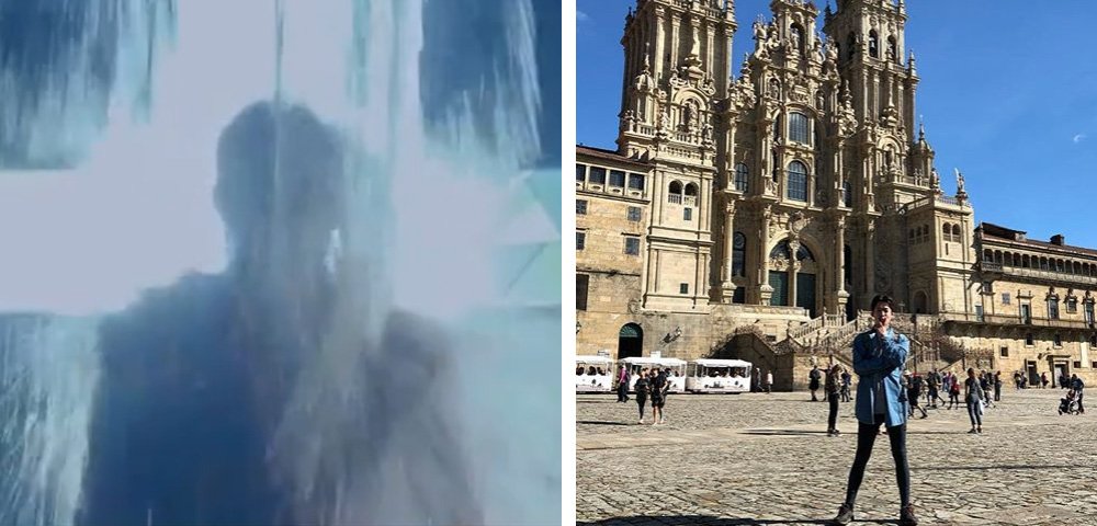 AngelaSufu's tweet photo. 看來鄭敬淏之前的朝聖之旅是去收集聖水的...😂

#정경호 
#악마가너의이름을부를때 
#산티아고순례길 
#holywater https://t.co/SwOSpUyQLa