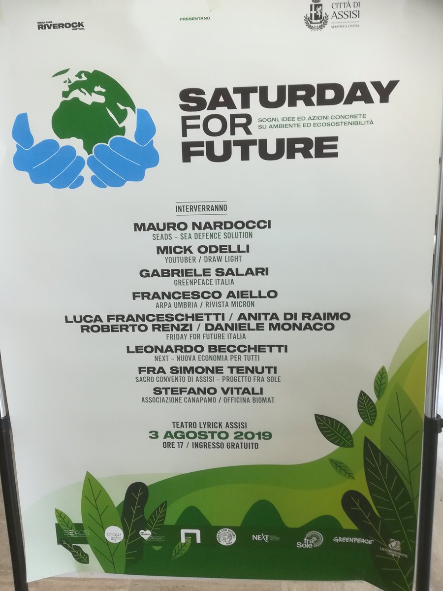 gabrielesalari's tweet photo. Non solo #FridaysForFuture...perché ogni giorno dobbiamo pensare al futuro del Pianeta! E oggi come @Greenpeace_ITA siamo al festival @RiverockFest dove la #plastica usa e getta l'hanno abolita davvero, solo bicchieri riutilizzabili! #riuso #PlasticaZero https://t.co/b5qjyKEKpI